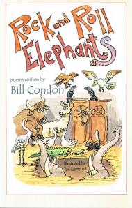 Rock and Roll Elephants Large by Bill Condon