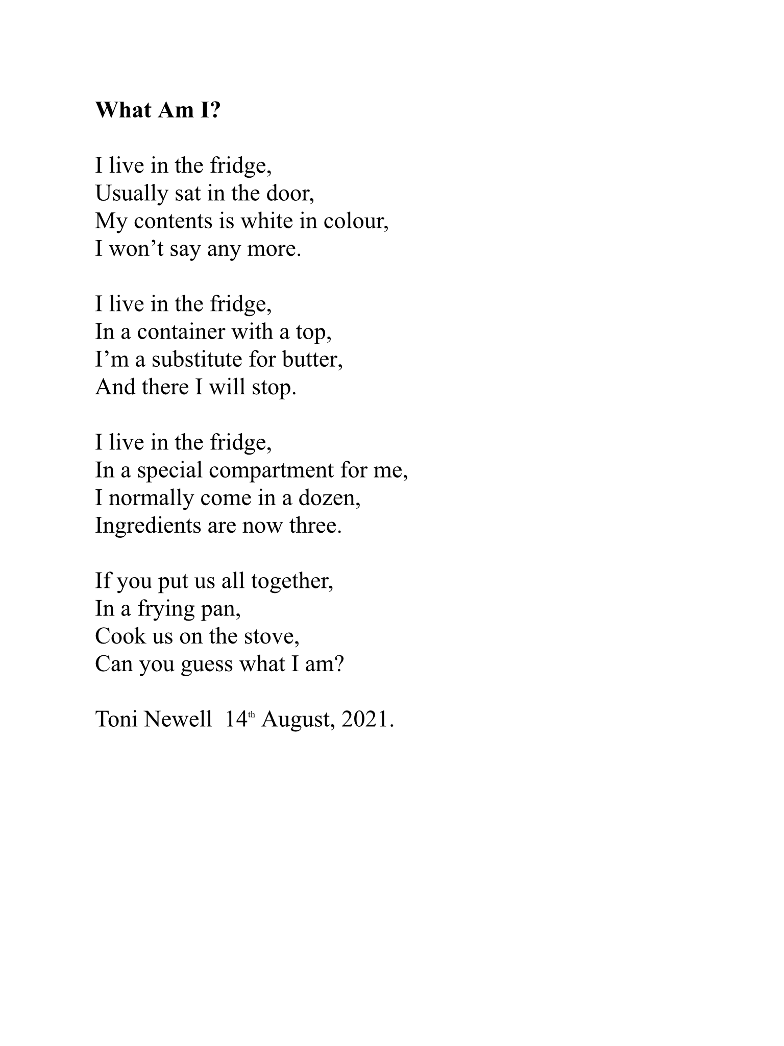 “What am I” by Toni Newell | Australian Children’s Poetry